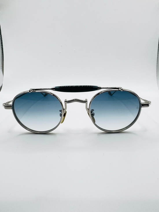 Jacques Marie Mage Other - JMM DASAN Round Metal Sunglasses with Blue Gradient Lenses 48 MM